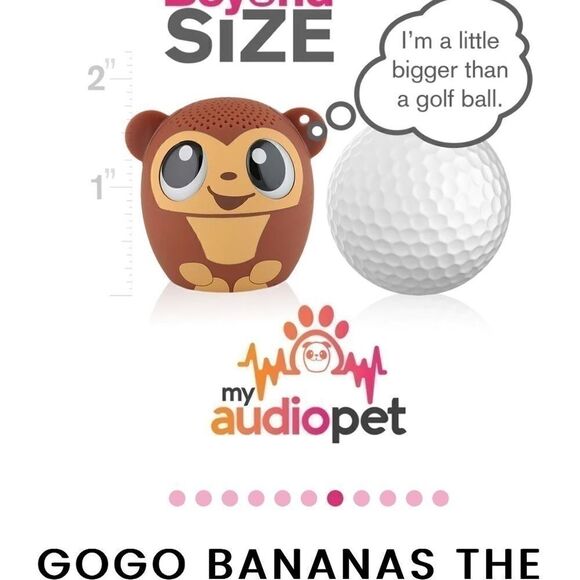 MY Audio Pet "Go Go Bananas" Wireless/Bluetooth Speaker - Picture 12 of 15